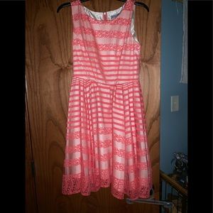 Formal Pink Lace Dress